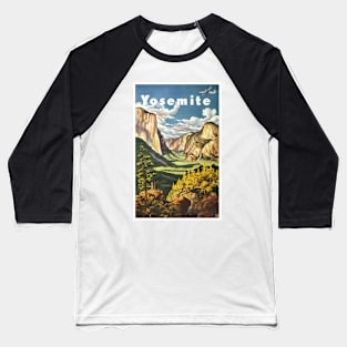 Yosemite poster (1945) Baseball T-Shirt